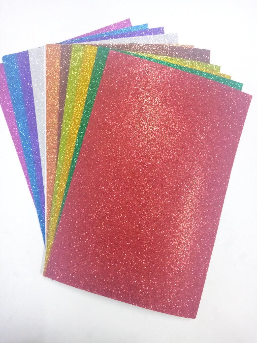 Foaming Sheet Glitter A 4 Multi Colour Pkt Book Desk