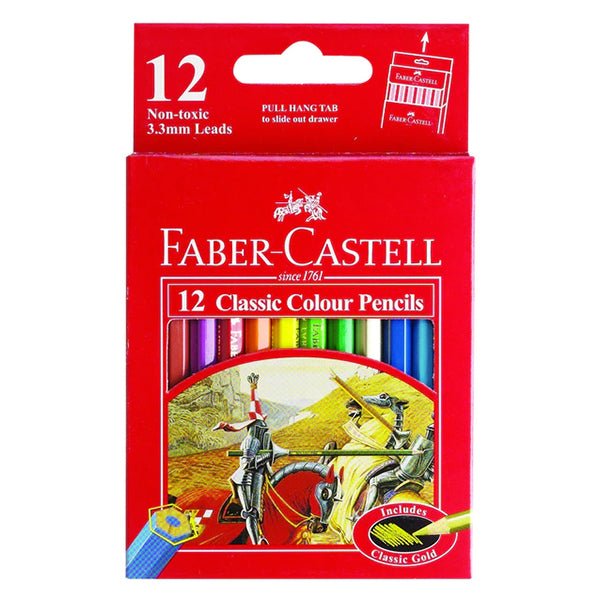 Faber-Castell Colour Pencils 12 Half – Book Desk