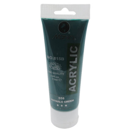 Marie's 75 ml Acrylic Tube Phthalo Green #558