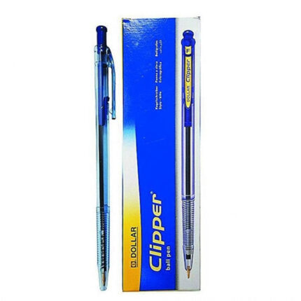 Dollar Ball Pen Clipper Blue (Pack Of 10)