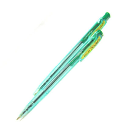 Dollar Ball Pen Clipper Green (Pack Of 10)