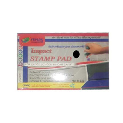 Stamp Pad Plastic Body(Impact-11230) - Black - Sensa