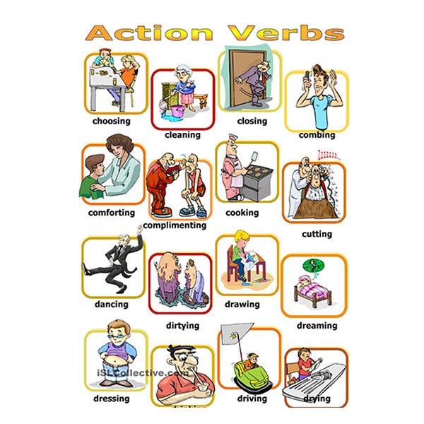 Flash Cards Actions – Assorted – Naiton – Book Desk