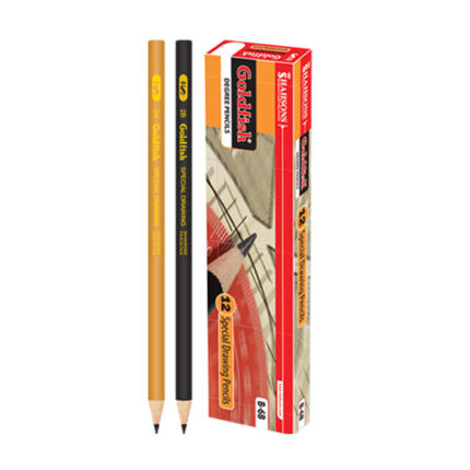 G/F Degree Pencil B-2 Goldfish 12Pcs